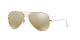 Ray Ban 0RB3025 001/3K 58 GOLD CRY. BROWN MIRROR SILVER GRAD. Metal Man